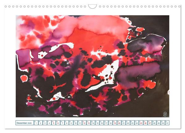 Produktbild: Farbverl&auml;ufe Lieblingsfarbe Bunt (Wandkalender 2026 DIN A3 quer), CALVENDO Monatskalender