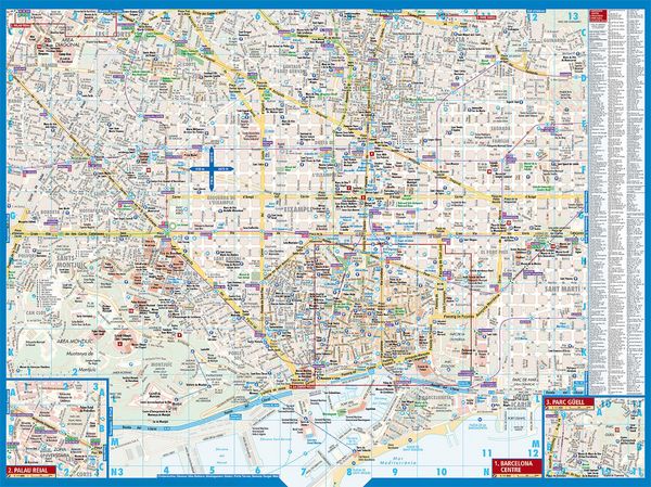 Produktbild: Barcelona, Borch Map