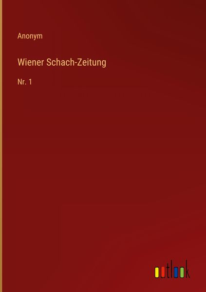 Produktbild: Wiener Schach-Zeitung