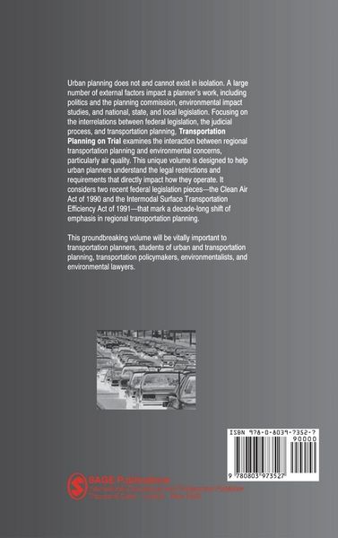 Produktbild: Transportation Planning on Trial