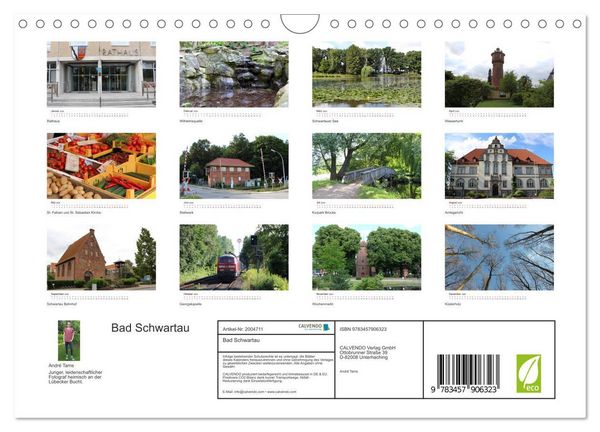 Produktbild: Bad Schwartau (Wandkalender 2026 DIN A4 quer), CALVENDO Monatskalender