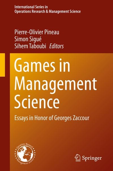 Produktbild: Games in Management Science