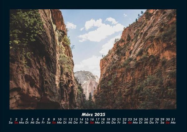 Produktbild: Naturlandschaften 2025 Fotokalender DIN A4