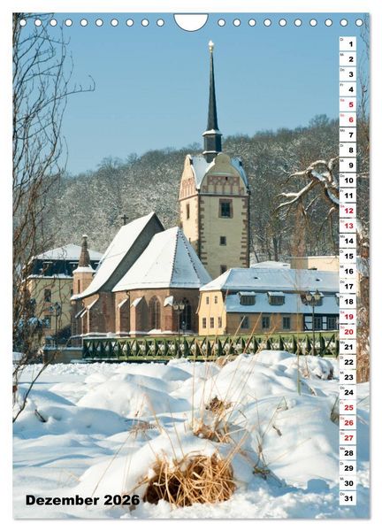 Produktbild: Gera - Stadt an der wei&szlig;en Elster (Wandkalender 2026 DIN A4 hoch), CALVENDO Monatskalender