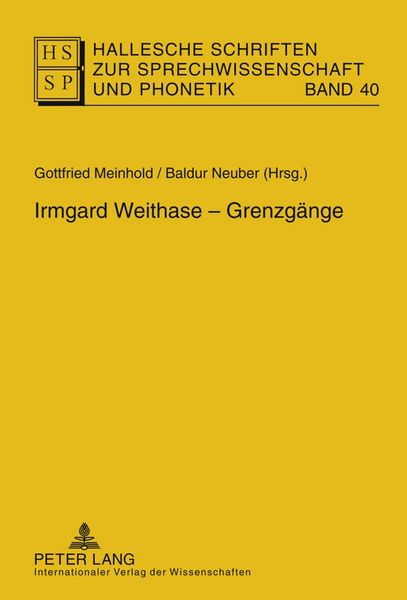 Produktbild: Irmgard Weithase &ndash; Grenzg&auml;nge