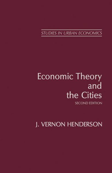 Produktbild: Economic Theory and the Cities