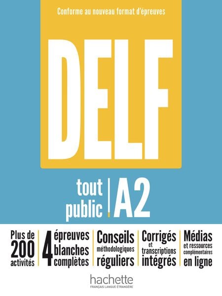 DELF tout public A2 – Conforme au nouveau format d’épreuves, Set von Nelly Mous,Jalila El Baraka,Anne-Sophie Jourdain,Gilda Vaquero, Hueber,