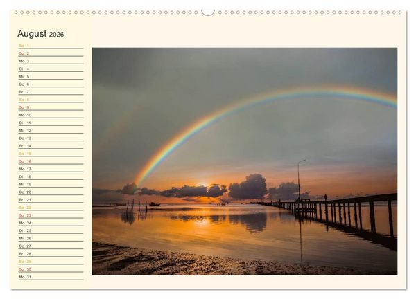 Produktbild: Gewaltige Natur - bedrohlich und sch&ouml;n (Wandkalender 2026 DIN A2 quer), CALVENDO Monatskalender