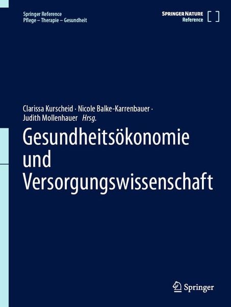 Produktbild: Gesundheits&ouml;konomie und Versorgungswissenschaft