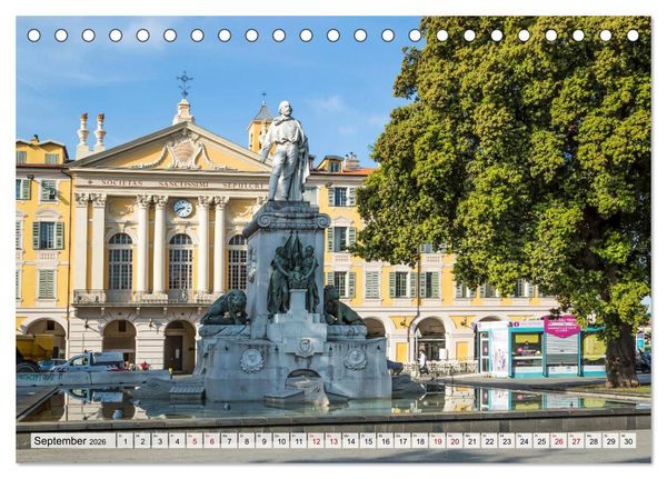 Produktbild: NIZZA Idyllische Impressionen (Tischkalender 2026 DIN A5 quer), CALVENDO Monatskalender