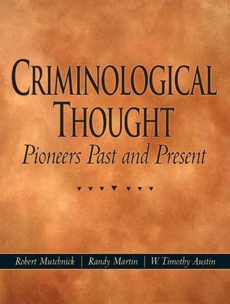Produktbild: Criminological Thought