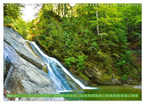 Produktbild: Rauschende Wildb&auml;che im Allg&auml;u (Wandkalender 2026 DIN A3 quer), CALVENDO Monatskalender