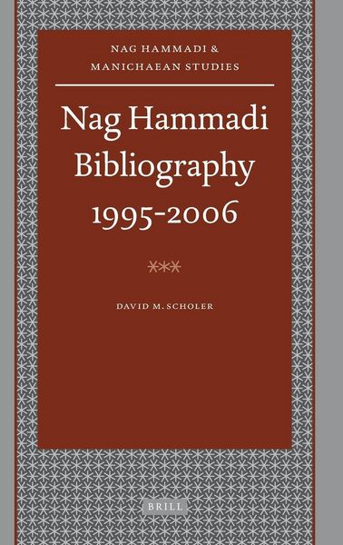 Produktbild: Nag Hammadi Bibliography 1995-2006