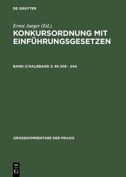 Produktbild: &sect;&sect; 208 - 244