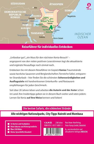 Produktbild: Reise Know-How Reisef&uuml;hrer Kenia