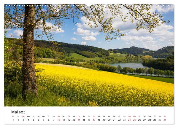 Produktbild: SAUERLAND &ndash; Besondere Orte (hochwertiger Premium Wandkalender 2026 DIN A2 quer), Kunstdruck in Hochglanz