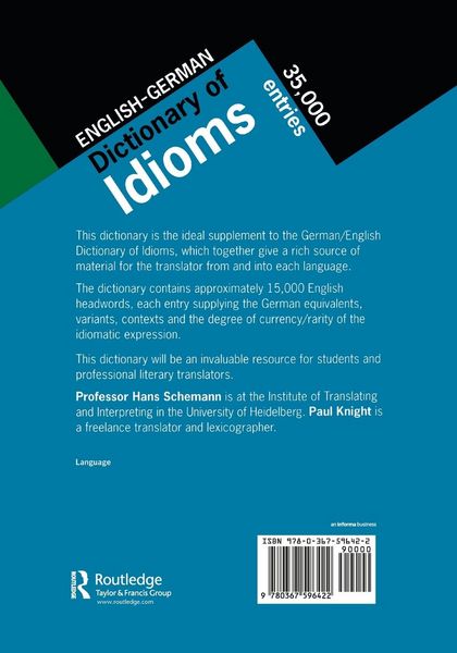 Produktbild: English/German Dictionary of Idioms
