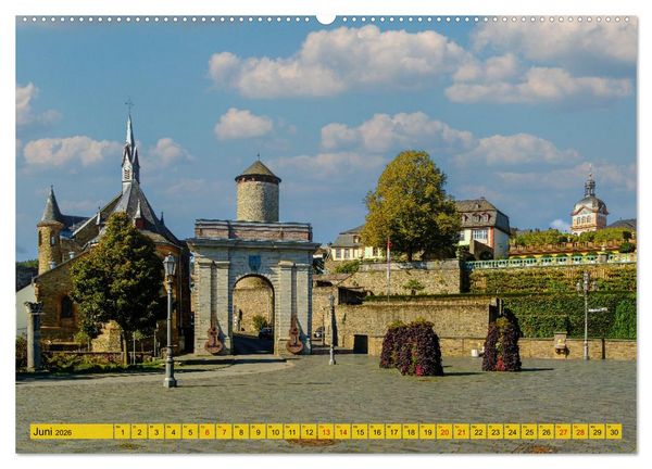 Produktbild: Ein Blick auf Weilburg an der Lahn (hochwertiger Premium Wandkalender 2026 DIN A2 quer), Kunstdruck in Hochglanz