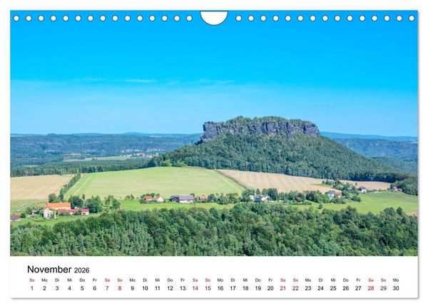 Produktbild: Bergfestung K&ouml;nigstein (Wandkalender 2026 DIN A4 quer), CALVENDO Monatskalender