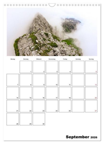 Produktbild: Bayerische Bergwelten (Wandkalender 2026 DIN A3 hoch), CALVENDO Monatskalender