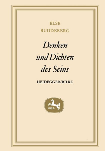 Produktbild: Denken und Dichten des Seins