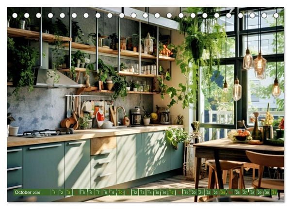 Produktbild: Nature Feeling - Urban Jungle (Desk Calendar 2026 DIN A5 landscape), CALVENDO 12 Month DeskCalendar