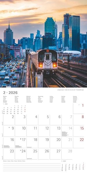 Produktbild: Eisenbahnen 2026 - Broschürenkalender 30x30 cm (30x60 geöffnet) - Kalender mit Platz für Notizen - Steam Engines - Bildkalender - Wandkalender