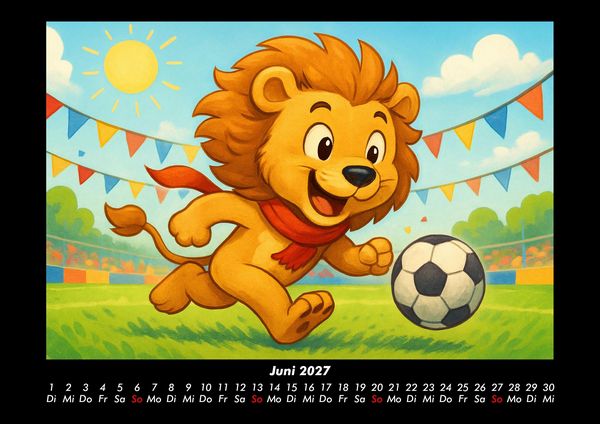 Produktbild: Buschi und das Fu&szlig;balljahr 2027 Fotokalender DIN A3