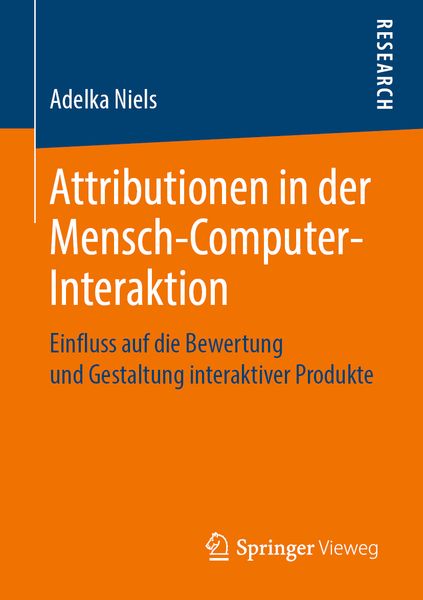 Produktbild: Attributionen in der Mensch-Computer-Interaktion