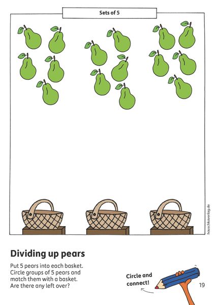 Produktbild: Preschool Activity Book for 5 Years - Boys and Girls - Numbers and quantities