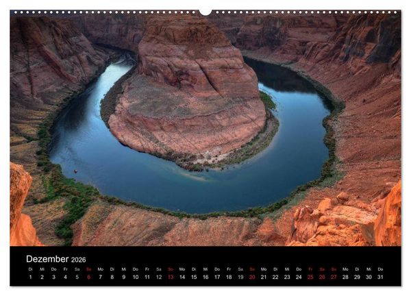 Produktbild: USA - Monumente der Sch&ouml;pfung (Wandkalender 2026 DIN A2 quer), CALVENDO Monatskalender