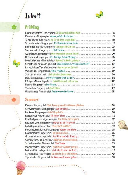 Produktbild: Das Krippen-Jahreszeitenbuch: Fingerspiele & Mitmachreime