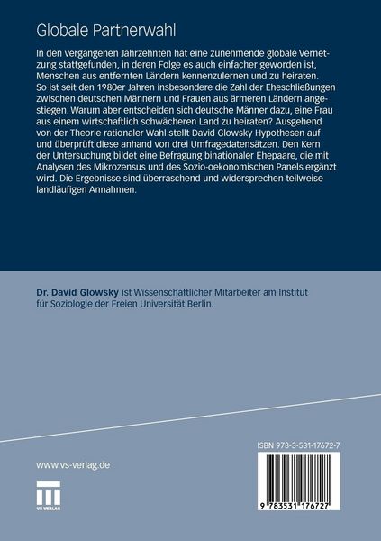 Produktbild: Globale Partnerwahl