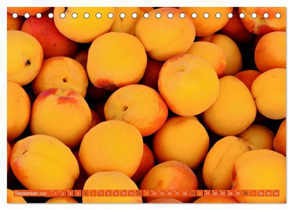 Produktbild: ORANGE - Gem&uuml;se und Obst -Vitaminreich (Tischkalender 2026 DIN A5 quer), CALVENDO Monatskalender