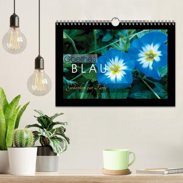 Produktbild: Goethes Blau. Gedanken zur Farbe (Wandkalender 2026 DIN A4 quer), CALVENDO Monatskalender