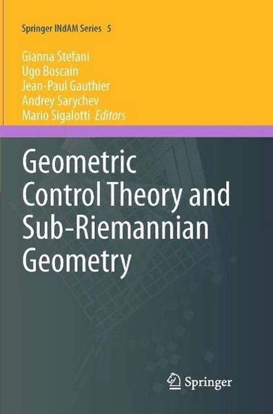 Produktbild: Geometric Control Theory and Sub-Riemannian Geometry