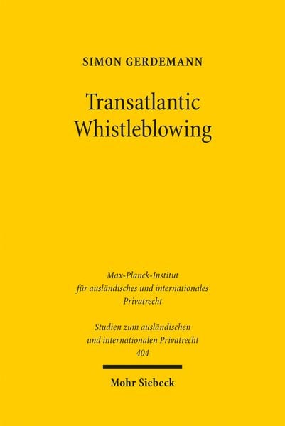 Produktbild: Transatlantic Whistleblowing