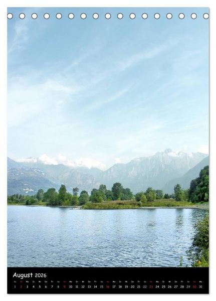 Produktbild: Lago di Como Ansichten 2026 (Tischkalender 2026 DIN A5 hoch), CALVENDO Monatskalender