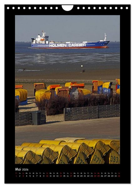 Produktbild: Cuxhaven (Wandkalender 2026 DIN A4 hoch), CALVENDO Monatskalender