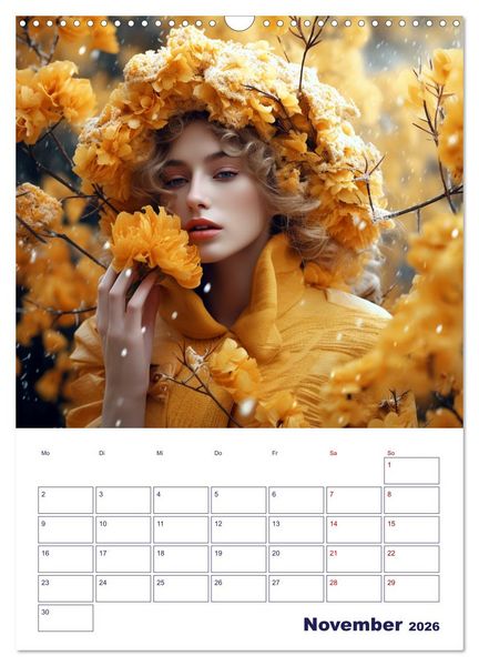 Produktbild: Die lebhafte Jahreszeiten! (Wandkalender 2026 DIN A3 hoch), CALVENDO Monatskalender