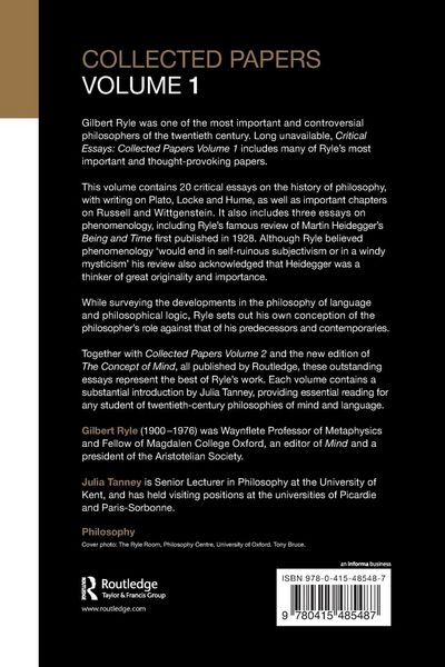 Produktbild: Critical Essays