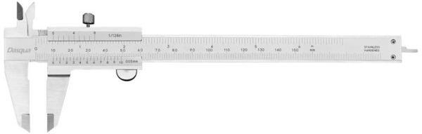 Produktbild: Dasqua 1120-3115 DIN EN 862, Monoblock-Messschieber 150mm Edelstahl
