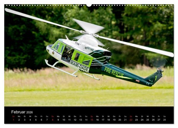 Produktbild: Modellhelis (Wandkalender 2026 DIN A2 quer), CALVENDO Monatskalender
