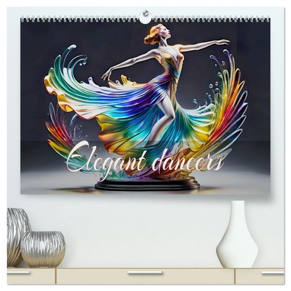 Elegant dancers (High Quality Premium Wall Calendar 2026 DIN A2 landscape),CALVENDO 12 Month Wall Calendar
