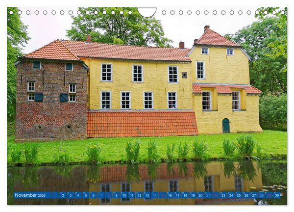 Produktbild: Die Krummh&ouml;rn Gemeinde in Ostfriesland (Wandkalender 2026 DIN A4 quer), CALVENDO Monatskalender