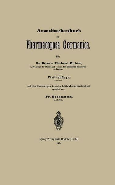 Produktbild: Arzneitaschenbuch zur Pharmacopoea Germanica