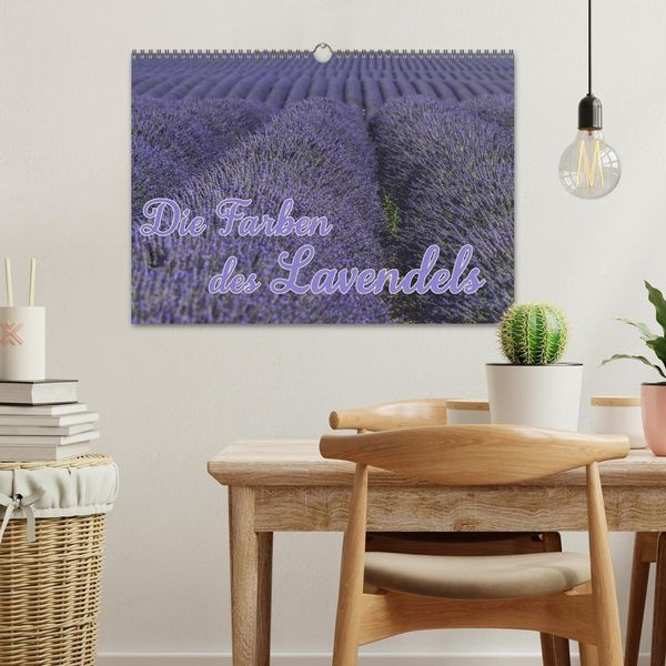 Produktbild: Die Farbe des Lavendels (Wandkalender 2026 DIN A3 quer), CALVENDO Monatskalender