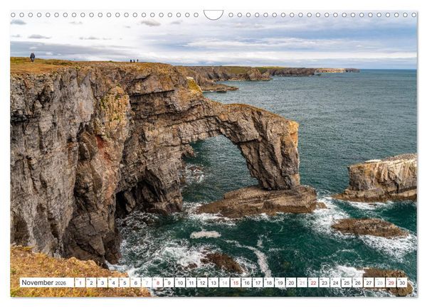 Produktbild: Gro&szlig;britannien - Wales (Wandkalender 2026 DIN A3 quer), CALVENDO Monatskalender