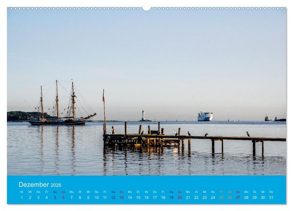 Produktbild: An der Kieler F&ouml;rde (hochwertiger Premium Wandkalender 2026 DIN A2 quer), Kunstdruck in Hochglanz