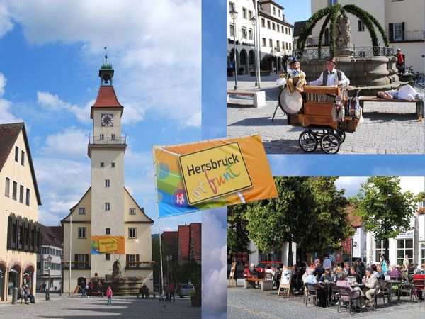 Produktbild: CALVENDO Puzzle Hersbruck ist bunt | 1000 Teile Lege-Gr&ouml;&szlig;e 64x48cm Foto-Puzzle f&uuml;r gl&uuml;ckliche Stunden